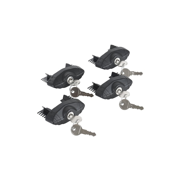LOCKING END CAPS FOR VORTEX AERO BARS ONLY, SET/4